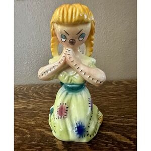 Vintage Brad Keeler BBK Art Pottery Anthropomorphic Girl Doll Planter Vase Rare!